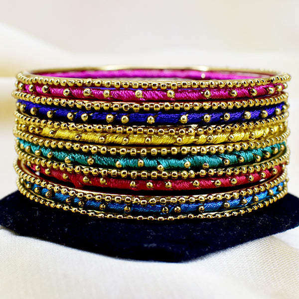 CrystalCascade Indian Bangles