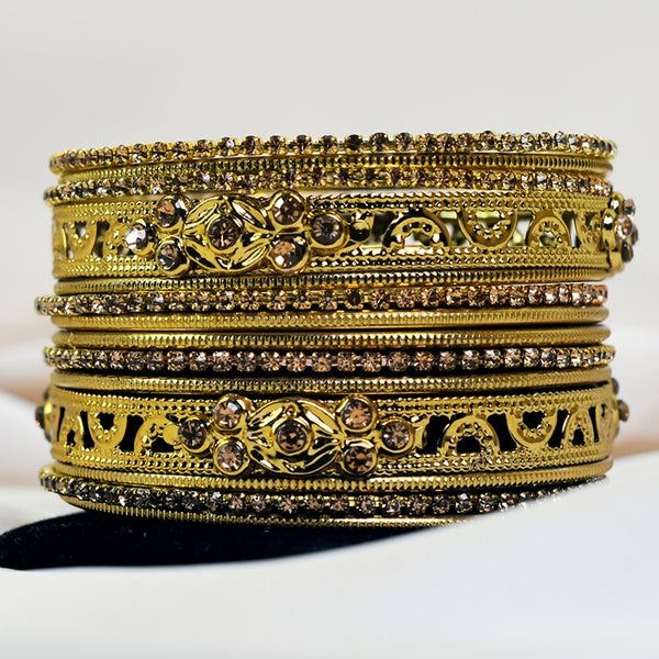 Golden Indian Bangles - A Timeless Tradition