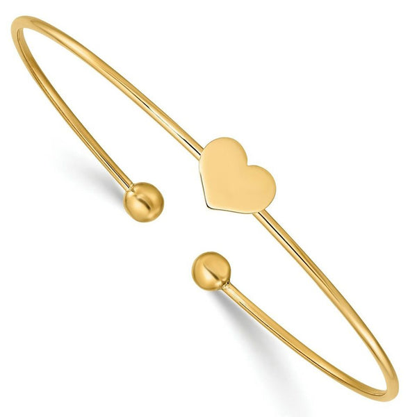 Forever Yours: Heart Cuff Bracelet