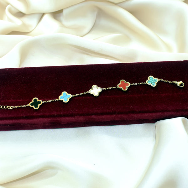 Radiant Harmony: Multi Van Cleef Bracelet