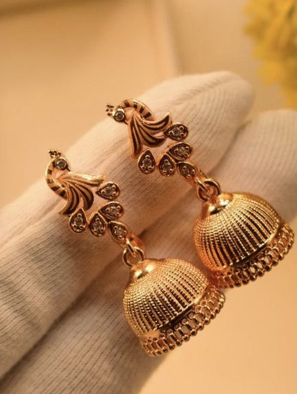 Gold-Plated Stylish Earrings