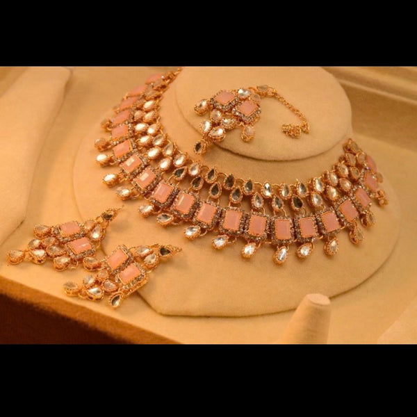 Exquisite Gold-Plated Assorted Color Necklace Set