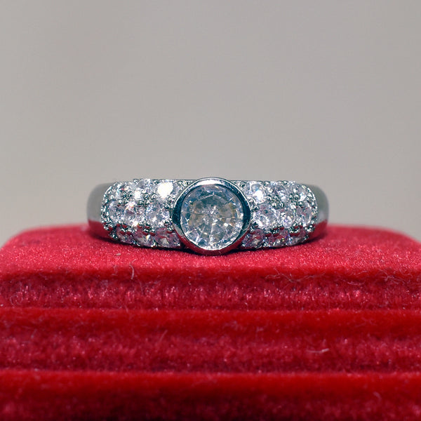 Zircon Silver Ring