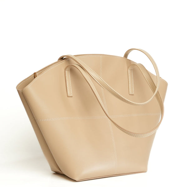 Tote Shoulder Bag Beige